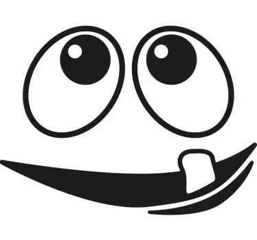 Barn t-shirt söt leende karaktär - Tenstickers