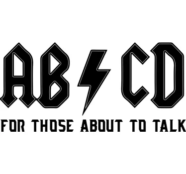 Abcd för dem att prata barn skjorta - Tenstickers