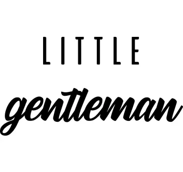 Bebis t-shirt liten gentleman outfit - Tenstickers