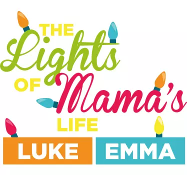 Mors och dotter t-shirt mamas ljusfirande - Tenstickers