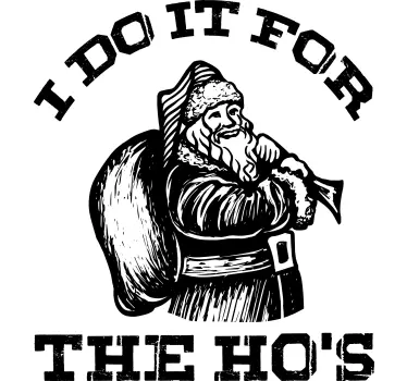 Humoristisk tomte Chrismas tshirt - Tenstickers