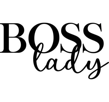 Boss dam, boss bebis mor och dotter skjorta - Tenstickers
