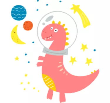 Bebis t-shirt rymd dino Äventyr - Tenstickers