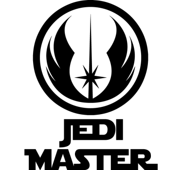Jedi master far och son matchande skjortor - Tenstickers