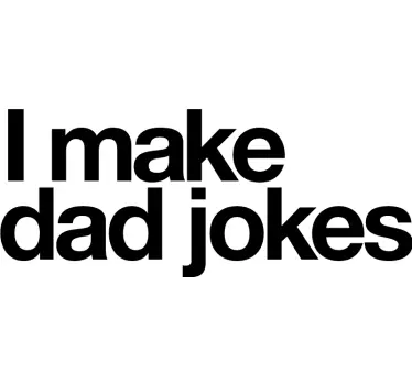 Pappa skämtar pappa och son matchande skjortor - Tenstickers
