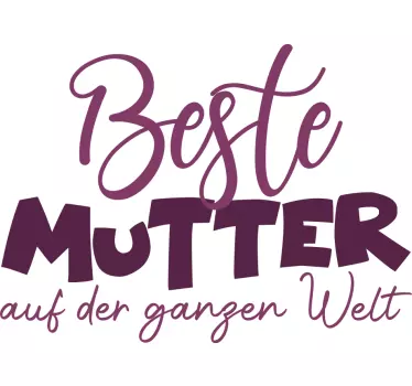 Mors och dotter t-shirt bästa mamman någonsin - Tenstickers