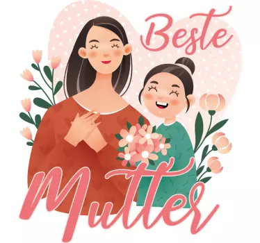 Mors och dotter t-shirt bästa mamma stunder - Tenstickers