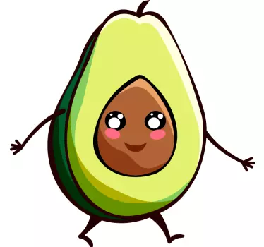 Banan- och avokado -matchande skjortor för par - Tenstickers