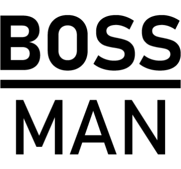 Svart skjorta med "boos" skrivet far och son matchande skjortor - Tenstickers