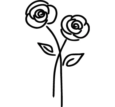 Roseblommas komposition mors och dotter t-shirt - Tenstickers