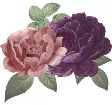 Vinylmatta gul blomsterarrangemang display - Tenstickers