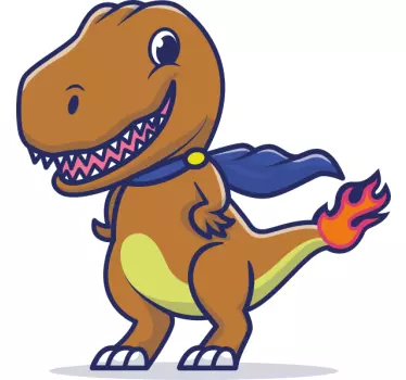 Superhjälte dino barn skjorta - Tenstickers