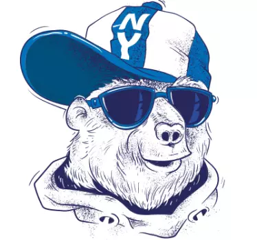 Cool monkey i solglasögon t-shirt - Tenstickers