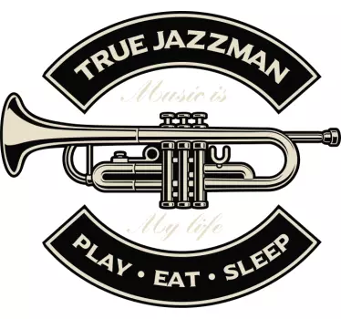 Jazzmans musikliv t-shirt - Tenstickers