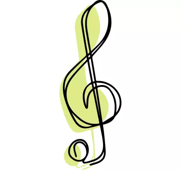 Musiknoter design t-shirt - Tenstickers