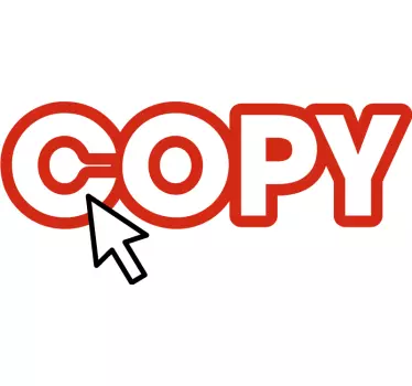 Copy paste koncept t-shirt - Tenstickers