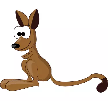 Barn t-shirt med tecknad hundillustration - Tenstickers