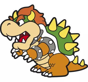 Bowser tecknad barnskjorta - Tenstickers