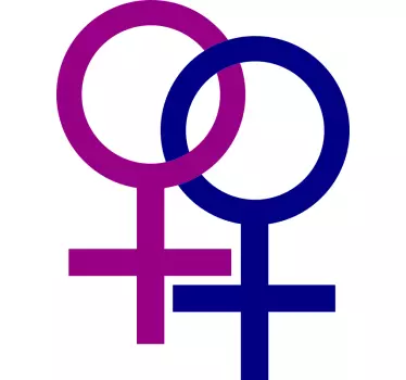 Lesbianism sign t-shirt - Tenstickers