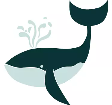 Valhajssplash grafik t-shirt - Tenstickers