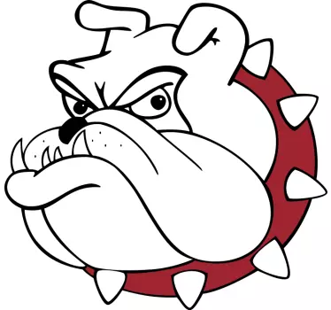 Bulldog ansiktsuttryck t-shirt - Tenstickers