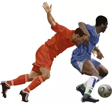 Fotboll dyk t-shirt - Tenstickers