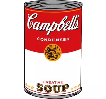 Campbell's soup can t-shirt - Tenstickers