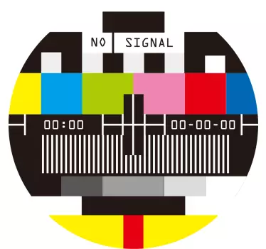 Tv vintage design t-shirt - Tenstickers