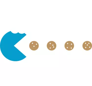 Colorful cookie monster t-shirt - Tenstickers