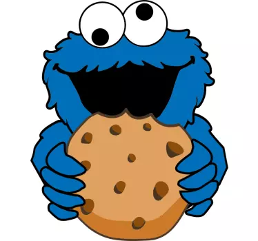 Cookie monster t-shirt - Tenstickers