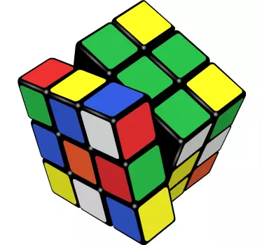 Rubik cube t-shirt - Tenstickers