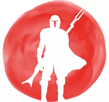 Mandalorian samurai t-shirt - Tenstickers