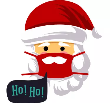 Christmas tshirt tomte med mask - Tenstickers