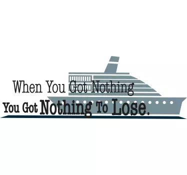 Titanic film motiverande citat t-shirt - Tenstickers