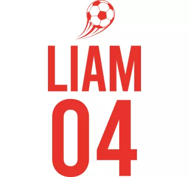 Barn t-shirt liam fotboll sport - Tenstickers