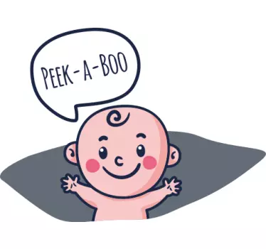 Barn t-shirt söt babyöverraskning - Tenstickers