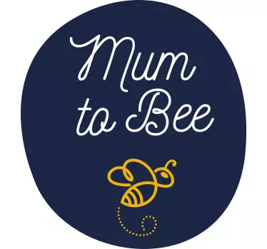 Rolig mamma till bee baby t-shirt - Tenstickers