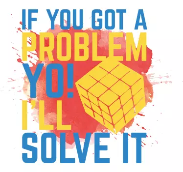 Problemlösning text t-shirt - Tenstickers