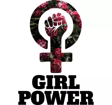 Kvinnor undertecknar säger girl power t-shirt - Tenstickers