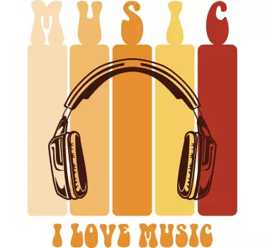 Musikaliska vibes firande t-shirt - Tenstickers