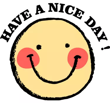"ha en fin dag" smiley face -barnskjorta - Tenstickers