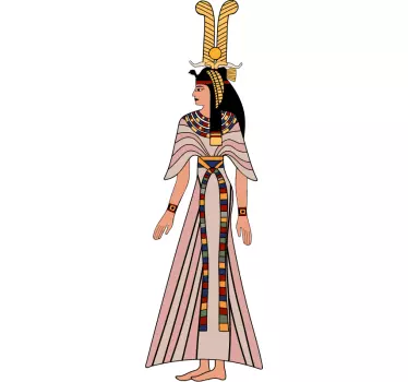 T-shirt for forntida egyptisk drottning - Tenstickers