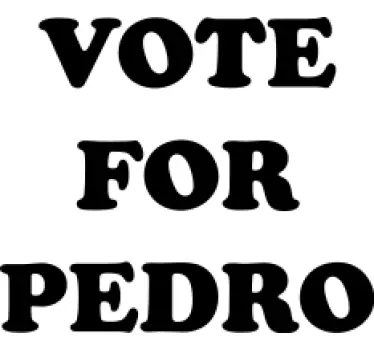 "rösta på pedro" t-shirt - Tenstickers