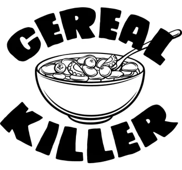Cerealälskare tema t-shirt - Tenstickers