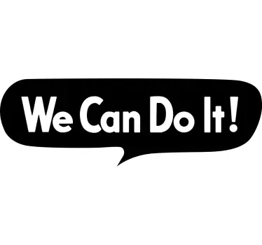 Empowerment budskap trend t-shirt - Tenstickers