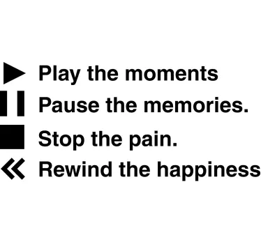 Moments of happiness t-shirt - Tenstickers