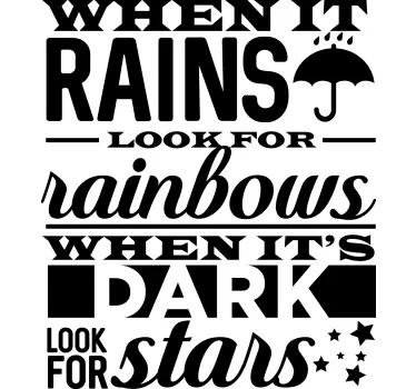 Inspirerande positiv syn t-shirt - Tenstickers