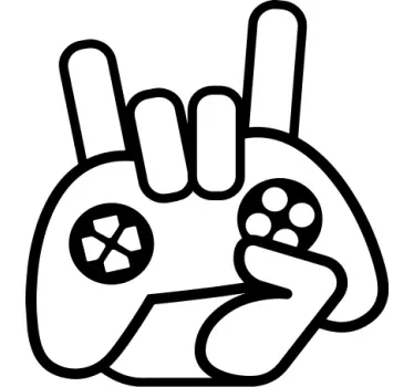 Gaminghandgest barn t-shirt - Tenstickers