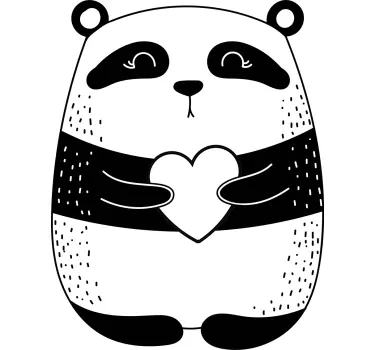 Mors och dotter t-shirt panda älskling tema - Tenstickers
