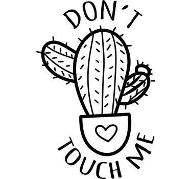 Cactus pun statement t-shirt - Tenstickers